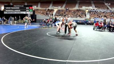 215-D4 Quarterfinal - Aidan Ysaguirre, Santa Cruz Valley Union High School vs Marshall Larson, Valley Union High School