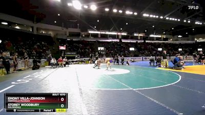 150 lbs Cons. Round 5 - Storey Woodbury, Goldendale vs Emony Villa-Johnson, Marysville Pilchuck