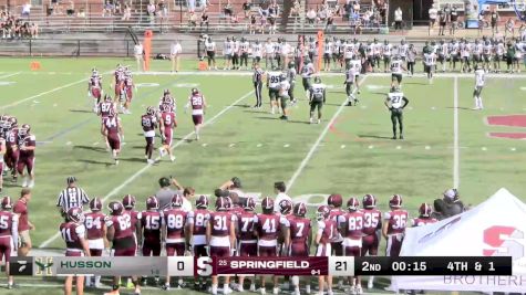 Replay: Husson vs Springfield | Sep 13 @ 12 PM