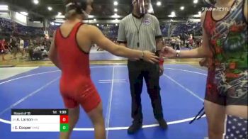 123 lbs Round Of 16 - Andrew Larson, Team Minnesota vs Easton Cooper, Crass Trained