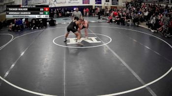 189 lbs Quarterfinal - Jeremiah Dawson, Valley Hs vs Tucker Walker, West Shamokin Hs