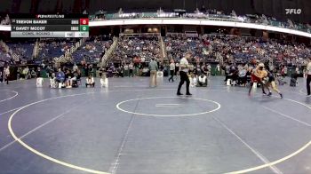 3A 120 lbs Cons. Round 1 - Trevon Baker, Southern Nash High School vs Davey McCoy, Smoky Mountain High School