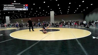 63 lbs Cons. Round 3 - Kolt Atkinson, OK vs Blake Barnhart, CO