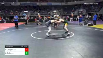 155 lbs Semifinal - Colton Lovejoy, Laconia Youth Wrestling Club vs Landon Gode, LPGE-Browerville