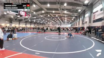 75 lbs Quarterfinal - Mehran Sadiev, Gracie Barra Westchase Wrestling Club vs Georgia Barron, Spartan Mat Club