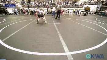 90-105 lbs Rr Rnd 2 - Wyatt Smith, OKC Saints Wrestling vs Breckin Garrett, Lone Grove Takedown Club