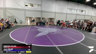 220 lbs Placement Matches (16 Team) - Preston Colvin, Idaho vs Kyle Miller, Pennsylvania