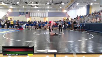 285 lbs Champ. Round 1 - Hunter Gregory, Vancleave High School vs Christian Jarrett, South Pontotoc