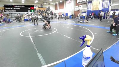 113 lbs Cons. Round 2 - Allan Mejia, Warren vs Joshua Cadenas, Harvard-Westlake