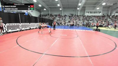 126 lbs Quarterfinal - Paulo Valdez, CA vs Tanner Halling, MD