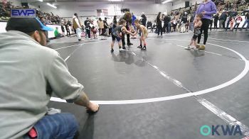 55 lbs Round Of 16 - Lexon Vaughn, Salina Wrestling Club vs Callan Sommer, Miami