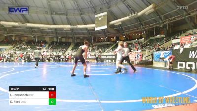 125 lbs Round Of 64 - Isaiah Ebersbach, OCRTC vs Devin Ford, Cowboy Wrestling Club