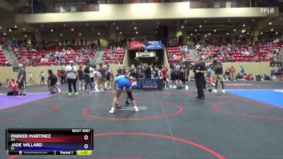 143 lbs Round 1 - Parker Martinez, OK vs Jade Willard, KS