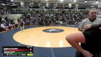 138 lbs Semifinal - Moriah Louis, Lakeland Union vs Isabelle Holden, Unity