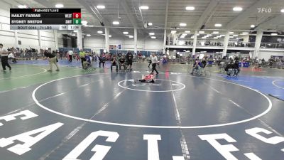 71 lbs Semifinal - Hailey Farrar, Westerly vs Sydney Breton, Smitty's Wrestling Barn
