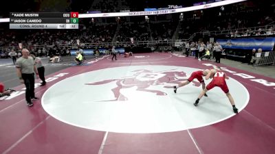 II-132 lbs Cons. Round 4 - Kade Mustin, O-G vs Jason Canedo, Deposit/Hancock
