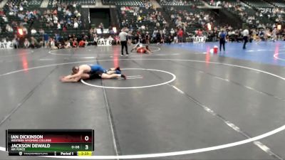 197 lbs Cons. Round 4 - Ian Dickinson, Western Wyoming College vs Jackson Dewald, Air Force