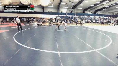 125 lbs 1st Place Match - Michael Adams, Ursinus vs Romeo Tsai, McDaniel