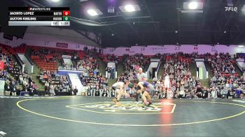 106 lbs Finals (8 Team) - Jaxton Kimling, Hudson Area HS vs Jacinto Lopez, Martin HS