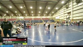 117 lbs Placement (16 Team) - Brooks Brosovich, Team Champs vs Caleb Gregg, Gold Rush Wrestling