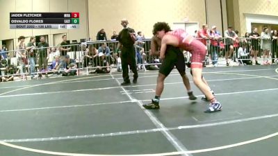 138 lbs Consi Of 64 #1 - Jaden Fletcher, Mira Mesa HS vs Osvaldo Flores, East Valley WC