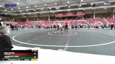 70 lbs Cons. Round 3 - Indi Meyer, Halstead vs Emerson Carey, Augusta