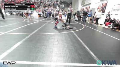 55 lbs Final - Kanon Zappone, Barnsdall Youth Wrestling vs Caden Sloan, Morrison Takedown Club