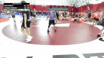 132 lbs Round 1 (8 Team) - Camden Johnson, Waukee Warriors vs Evan Prikos, Glenbrook South B