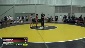 100 lbs Semis & 1st Wrestleback (8 Team) - Aiyanna Silva, North Carolina vs Artemis Eaton, Georgia Red