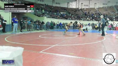 110 lbs Round Of 16 - Jase Coble, Team Choctaw vs Ricardo Burciaga-Gonzalez, Santa Fe South