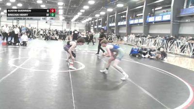 126 lbs Consi Of 16 #1 - Austin Guerrieri, DE vs Breckin Henry, WY
