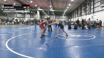 132 lbs Allday - Drew Lawrence, UNION PINES vs Griffin Keipe, GREAT NECK WRESTLING CLUB