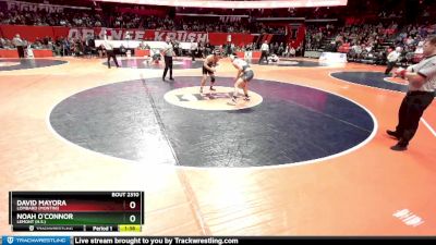 2A 150 lbs Semifinal - Noah O`Connor, Lemont (H.S.) vs David Mayora, Lombard (Montini)