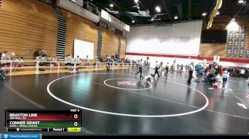 70 lbs Round 1 - Conner Grant, Lovell Middle School vs Braxton Link, Greybull MS