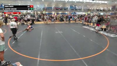 132 lbs Champ. Round 1 - Eben Abdo, Unattached vs Jasper Croom, Unattached