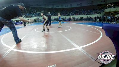 75 lbs Round Of 16 - Abel Vigil, Division Bell Wrestling vs Everett Bolay, Perry Wrestling Academy