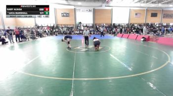 126 lbs Consi Of 4 - Gaby Aliaga, Greenwich vs Luca Marshall, Tri-County