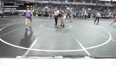 138 lbs Semifinal - Zachary Murphy, Ground Zero vs Dawson Dunn, East Kansas Eagles