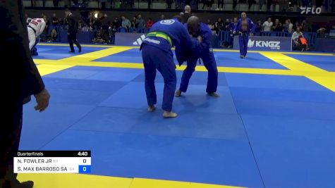 NATHANIEL FOWLER JR vs SALIM MAX BARROSO SALES 2024 European Jiu-Jitsu IBJJF Championship