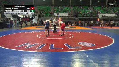 1A-4A 165 Champ. Round 2 - Trenton Mims, Vinemont High School vs Hunter Abercrombie, West End High School