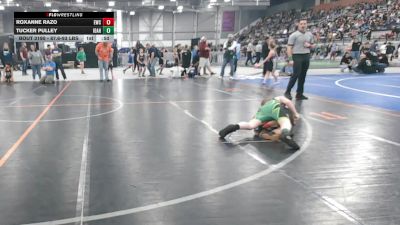 87.6-93 lbs Champ. Round 3 - Tucker Pulley, Idaho vs Roxanne Razo, Ephrata Wrestling Club