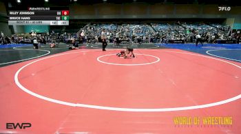 40 lbs Consolation - Riley Johnson, Eastern Oregon Elite vs Bruce Hang, The Valley Wrestling Club