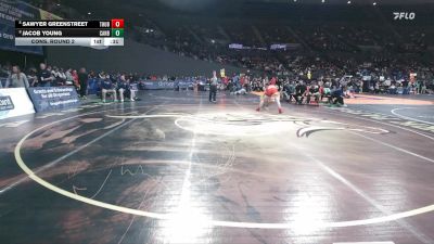 5A Boys 157 lbs Cons. Round 2 - Sawyer Greenstreet, Thurston Boys vs Jacob Young, Canby Boys