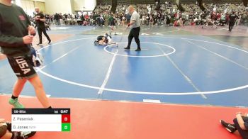 56-B lbs Round Of 32 - Zakharii Paseniuk, . vs Dennis Jones, Overtime