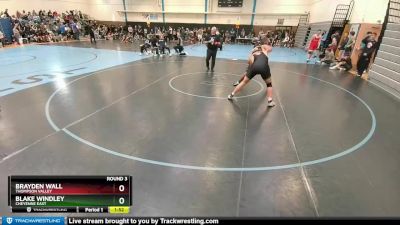 201-209 lbs Round 3 - Blake Windley, Cheyenne East vs Brayden Wall, Thompson Valley