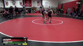 126 lbs Round 5 - Jax Rohrer, Burlington vs Connor Eads, Muscatine