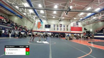 150 lbs Cons. Round 4 - Carlos Bustamante, Macomb vs Boden Brooks, Pontiac