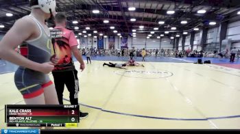 92 lbs Rd# 10- 4:00pm Saturday Final Pool - Kale Crass, Crass Trained vs Benton Alt, Mid-Atlantic AllStars