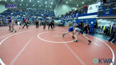 85 lbs Semifinal - Cayden Beavers, Harrah Little League Wrestling vs Isaac Hardgrave, Piedmont