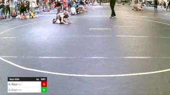 49 lbs Quarterfinal - Kyan Keys, Millard South WC vs Caiden Cruz, Grindhouse WC